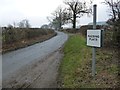 NZ1109 : Passing place sign on Low Lane by Christine Johnstone