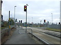 TL4165 : Site of former level crossing on the Great Eastern Railway, between Cambridge and Huntingdon by JThomas