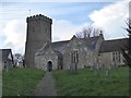 SX7348 : Path to Woodleigh church by David Smith