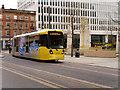 SJ8398 : Metrolink Second City Crossing, Manchester Cenotaph by David Dixon