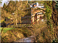 SJ8382 : River Bollin and Quarry Bank Mill by David Dixon