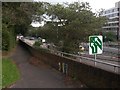 SZ0891 : Bournemouth: reconfigured slip road on the Wessex Way by Chris Downer