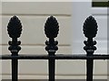 SP3166 : Railings, 18 Parade, Royal Leamington Spa by Alan Murray-Rust