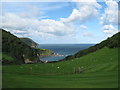 SS6949 : Lee Bay view - Lee Abbey, North Devon by Martin Richard Phelan