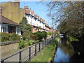 TQ3296 : Riverside houses in Enfield by Marathon