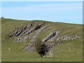 SK1149 : Old quarry and limekiln below Musden Low by Ian Calderwood