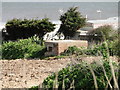 TG3731 : WW2 pillbox facing the beach at Happisburgh by Adrian S Pye