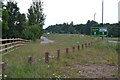 SP3476 : Abandoned line of Leaf Lane north of Whitley Bridge, Cheylesmore, Coventry by Robin Stott