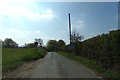 TM3068 : Entering Badingham on Low Street by Geographer