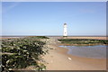 SJ3094 : The breakwater and lighthouse at New Brighton by Jeff Buck