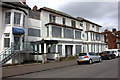 TM2934 : Derelict hotel on Felixstowe sea front by Robert Eva