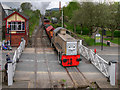 SD7916 : A Day Out with Thomas, Eric and the Trucks Crossing Bridge Street by David Dixon