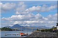 NG7627 : The Skye Bridge from Kyle of Lochalsh by Jim Barton