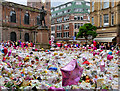 SJ8398 : Sea of Flowers at St Ann's Square by David Dixon