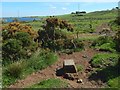 NS4759 : Small marker, Brownside Braes by Lairich Rig