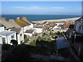 SY6873 : Through the houses to Chesil Beach by Gareth James