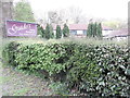 SU9699 : Nameboard and Garden, Guido's Italian Restaurant, Amersham by David Hillas