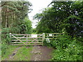 NT9637 : Entrance to Ford Moss Nature Reserve by PAUL FARMER