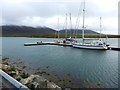 NF9168 : New pontoons at Lochmaddy by Gordon Brown