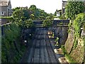 SK3447 : Joseph Street railway bridge by Alan Murray-Rust