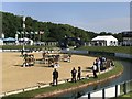 SJ4956 : International Arena at Bolesworth International Horse Show 2017 (set of 2 images) by Jonathan Hutchins