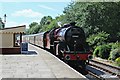 SD8022 : A Dining with Distinction train arrives at Rawtenstall by Richard Hoare