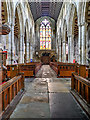 SE7428 : Howden Minster, Nave and West Window by David Dixon