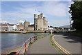 SH4762 : Aber Foreshore Road, Caernarfon by Jeff Buck