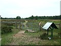 TL7784 : Entrance To Brandon Park Heath by Keith Evans