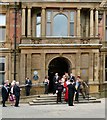 SD3036 : Outside Blackpool Town Hall by Gerald England