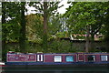 SP4907 : Moored boat at on the Thames at Medley by Christopher Hilton