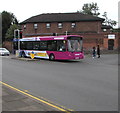 SO8555 : First Worcestershire bus on the B4205, Worcester by Jaggery