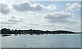 TM2038 : Boats moored in Potter's Reach, River Orwell by Christine Johnstone