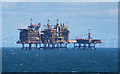 SC9640 : Offshore gas platforms, Morecambe Bay by Rossographer