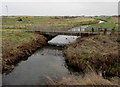 SJ0683 : Footbridge over Prestatyn Gutter, Prestatyn by Jaggery