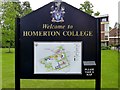 TL4656 : Homerton College - information board by Oxfordian Kissuth