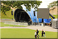 SK9771 : Lincoln Castle stage by Richard Croft