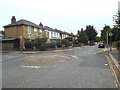 TQ4085 : Mini-roundabout on Hampton Road, Forest Gate by Malc McDonald