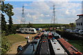 TQ3695 : Narrow Boats at Ponders End by Chris Heaton