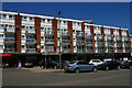 TQ2389 : Flats over shops, Bell Lane, Hendon by Christopher Hilton