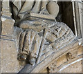 TF2522 : Carving in north porch, Ss Mary & Nicholas church, Spalding by Julian P Guffogg