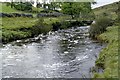 SD8879 : Footbridge over the River Wharfe below New House, Langstrothdale by Alan Murray-Rust