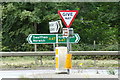 TF7513 : Roadsigns on the A47 by Geographer