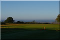 TM4458 : View over Aldeburgh golf course to the River Alde by Christopher Hilton