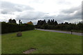 TL8094 : A1065 Swaffham Road & Ickburgh Village sign by Geographer