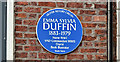 J3372 : Emma Sylvia Duffin plaque, Belfast (October 2017) by Albert Bridge