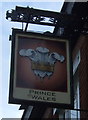 SJ9323 : Sign for the Prince of Wales public house, Stafford by JThomas