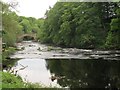 SJ2641 : Cascade on the river Dee by Stephen Craven