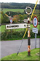 NZ1000 : Village view across minor road in Marske by Roger Templeman