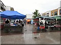 SJ7694 : Pop-up stalls in Urmston by Gerald England